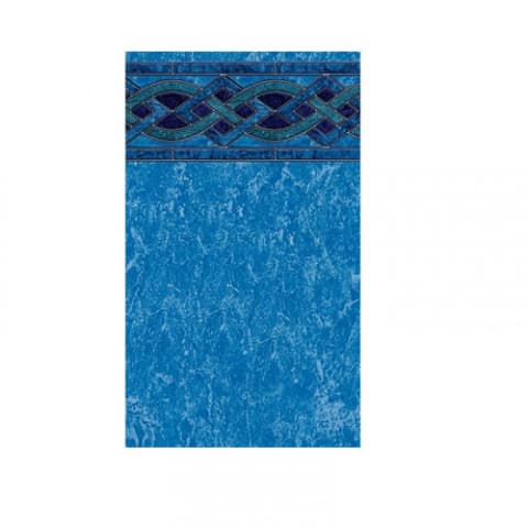 18' Round Solona Blue 54" Ez-Bead Liner, Standard Gauge
