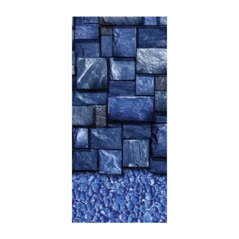 21' Round Blue Slate 54" EZ-Bead Liner, Standard Gauge
