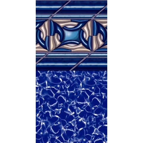 21' Round Pacific Diamond 52" Uni-Bead Liner, Heavy Gauge