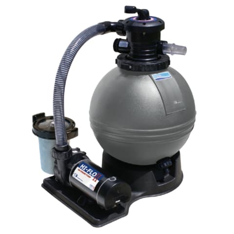 .95 THP Pump with 19" Clearwater Sand Filter Complete Aboveground Pool Equipment System
