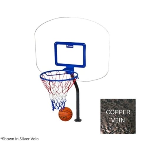 Heavy Duty Basketball Set, Copper Vein Frame