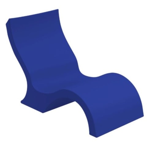 Dark Blue Signature Lowback Chair