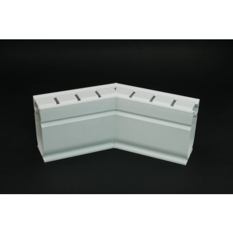 Stegmeier Cd4W Pvc Deck Channel Drain 45-Degree Fitting, White