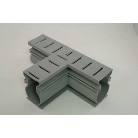 Stegmeier Srtg Super Drain Tee Fitting, Grey