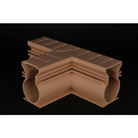 Stegmeier Srtt Super Drain Tee Fitting, Tan