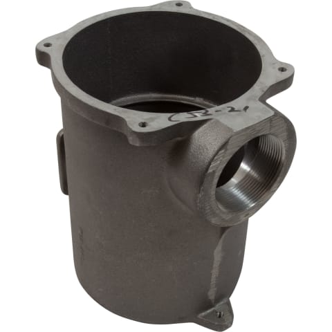 8" Cast Iron Trap Hair & Lint Strainer with Basket