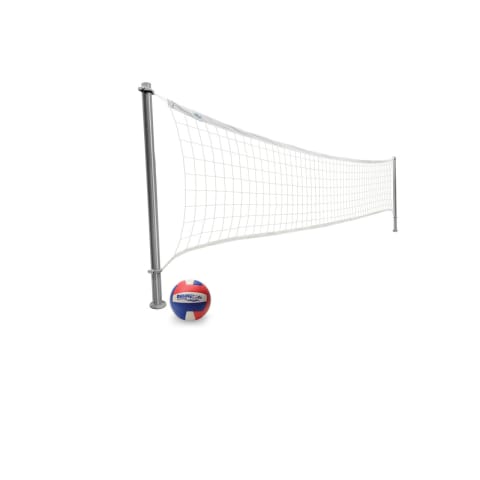 Stainless Deckvolley, Regulation Size Pool Volleyball Set
