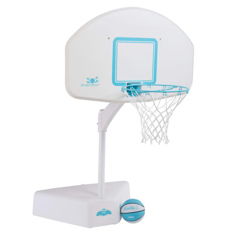 Splash & Shoot Adjustable Basketball Set with Stainless Steel Rim
