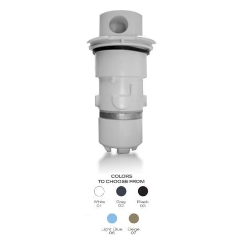 PV3 Nozzle with Twist Lock Cap, White