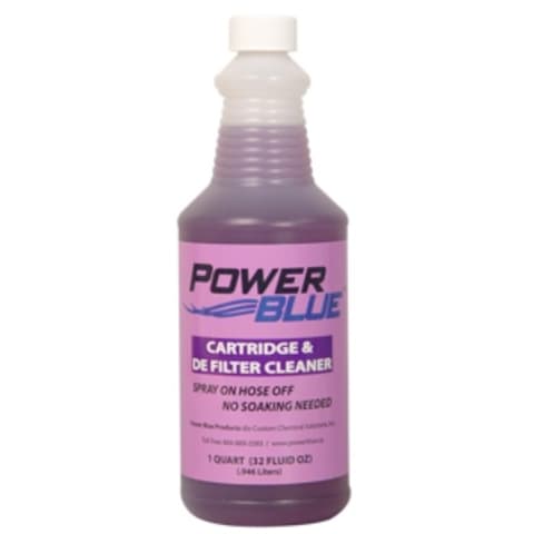 8 oz Bottle Power Blue Cartridge & De Filter Cleaner