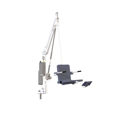 White/Gray Revolution Xl Pool Lift Without Anchor; 500 Lb Capacity, F-REVXL-G