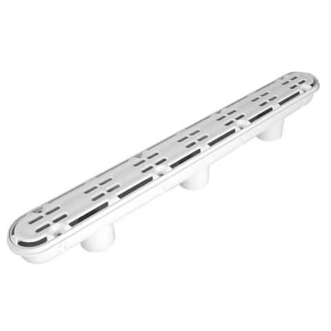 32" Channel Drain with 3 Port Sump (VGB Series) Light Gray