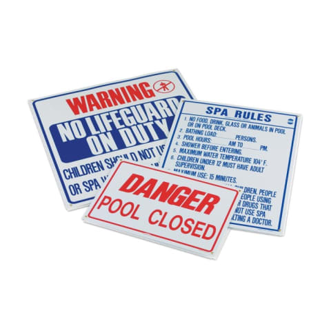 24'' X 36'' South Carolina Pool Rules Safety Sign