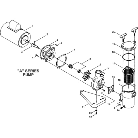 Aqua-flo A Series Pump Parts