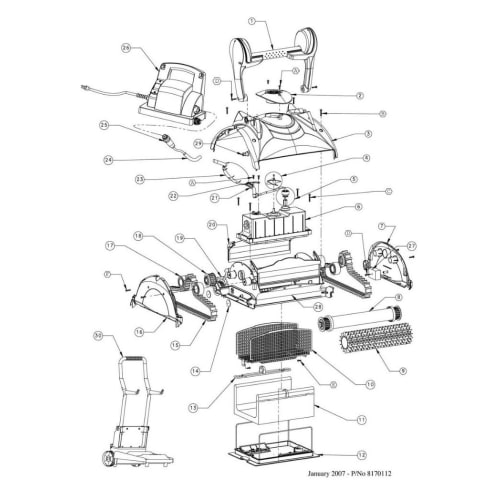 Maytronics Dolphin DX4 Parts
