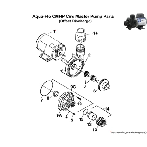 Aqua-Flo CMHP Circ Master Pump Parts