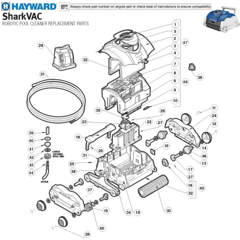 Hayward SharkVAC Parts