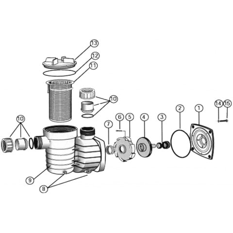 Aquamite Pump Parts Diagram
