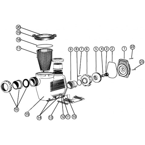 Hydrostar Pump Parts Diagram