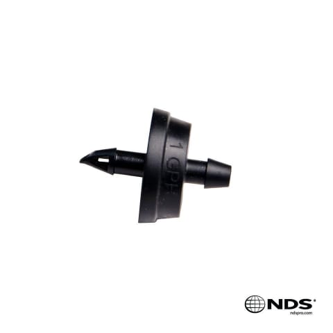 AFPC 10, Black Accuflow PC Emitter 1.0 Gph (100 Per Bag)