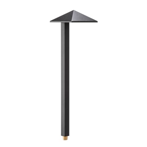 20-7/8" X 5-1/2" Black Path Light With T3 Led Lamp 2.5W
