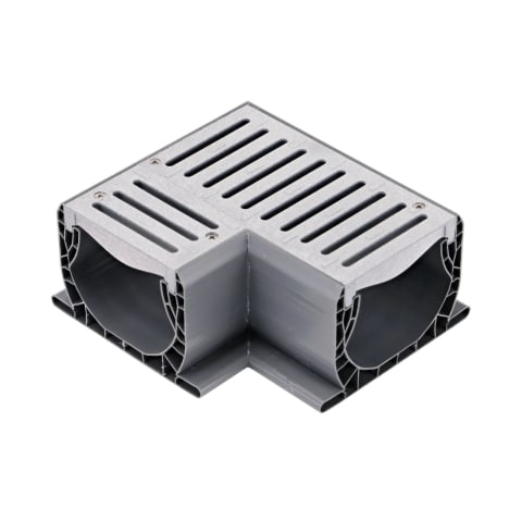 NDS 90 Degree Spee-D Channel Elbow with Grate (2381)