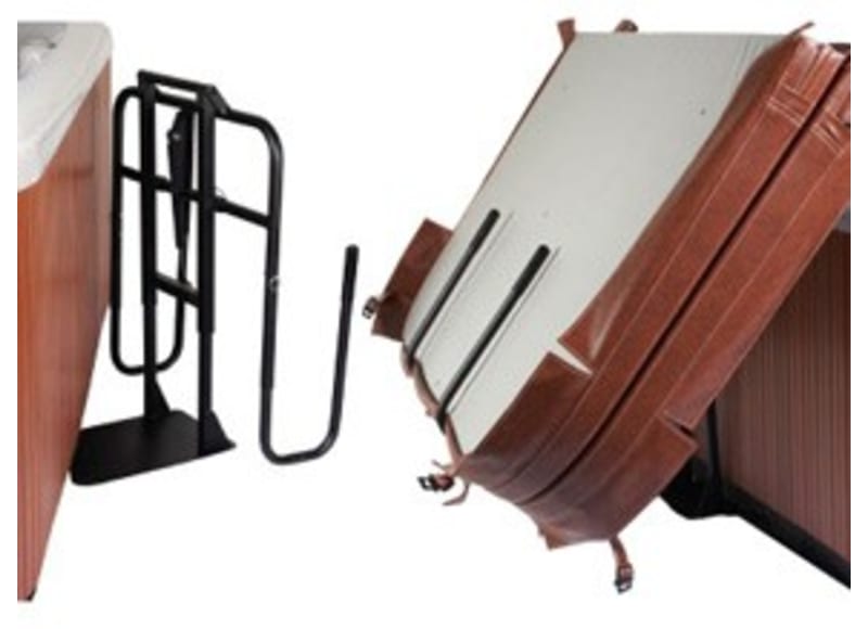 Hot Tub Cover Caddy Lifter Removal System