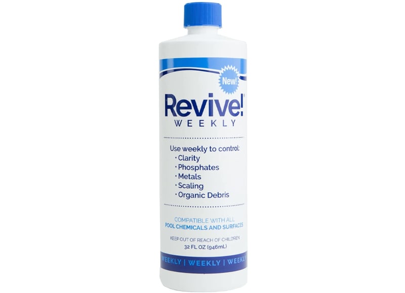 Revive! Weekly Swimming Pool Clarifier, Phosphate, Metal, and Scale