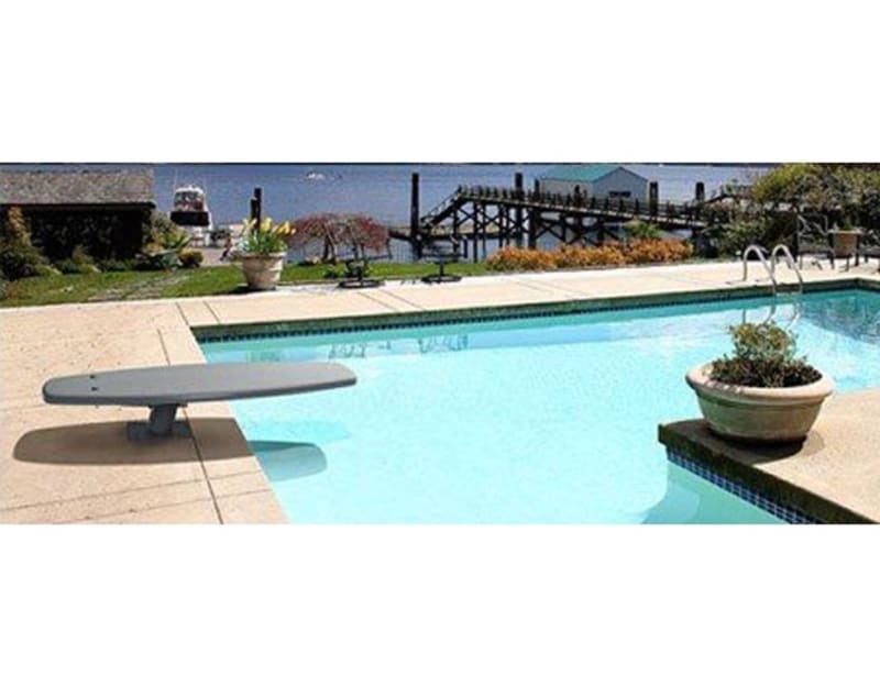 6' HipHop Diving Board w/ Cantilever Stand Radiant White