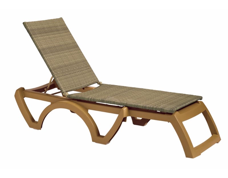 NEW Java All Weather Wicker Chaise Lounge