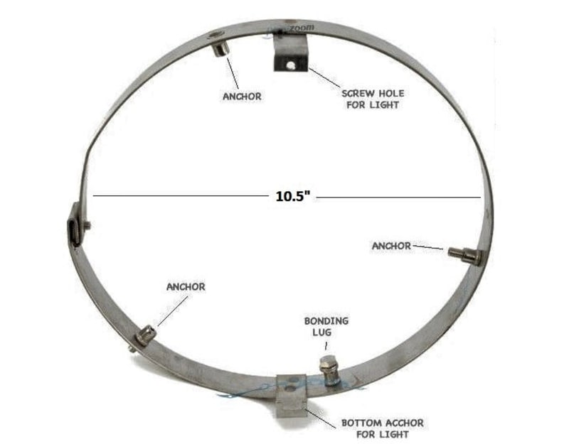 Swimming Pool Light Repair Ring