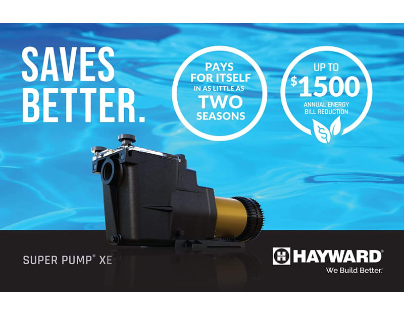 Hayward W3Sp2610X15Xe Super Pump Xe VariableSpeed Pool Pump 1.65Hp