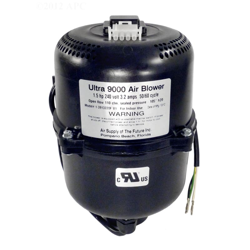 1.5HP Ultra 9000 Blower 240V 3.5 AMP