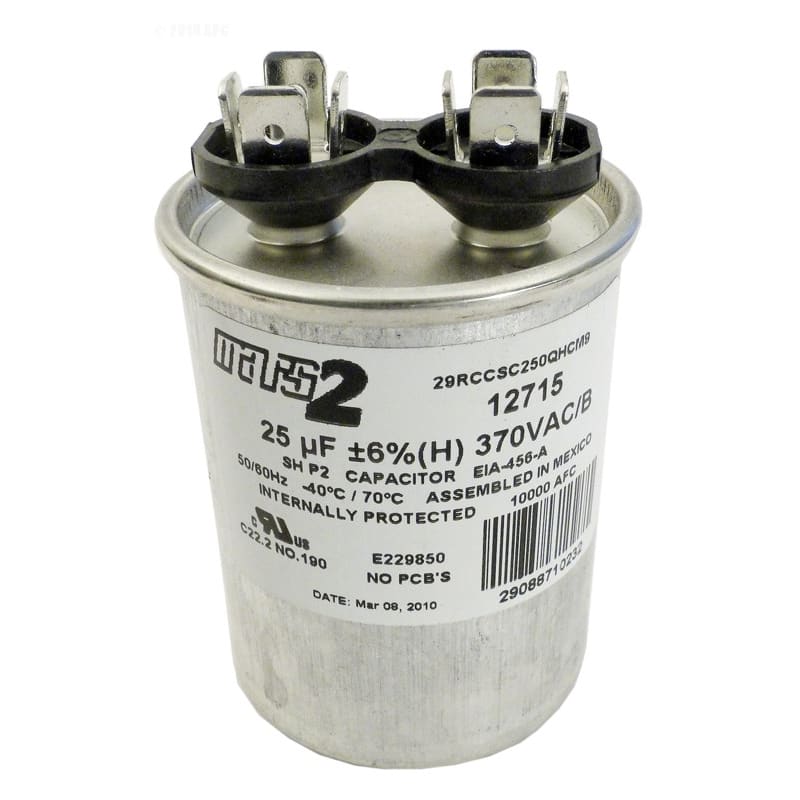 Run Capacitor 25MFD 370V Round