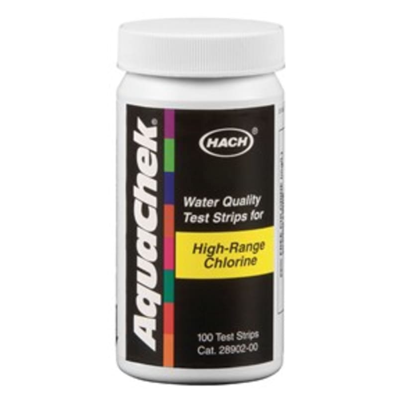 Hi-Range Free Chlorine Test Strips