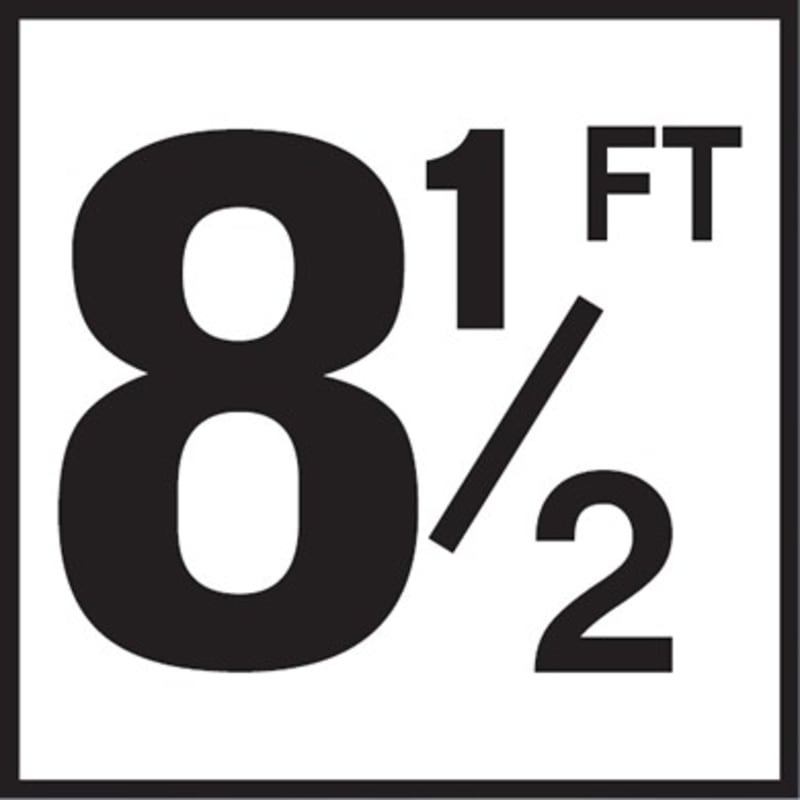 8-1/2 with FT 6x6 Tile, 4" Numbers, Non-Skid (Deck), Depth Marker