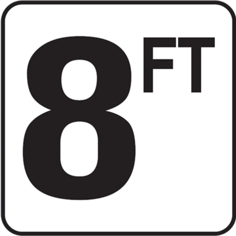 8 with FT 6x6 Stick-On, 4" Numbers, Vinyl