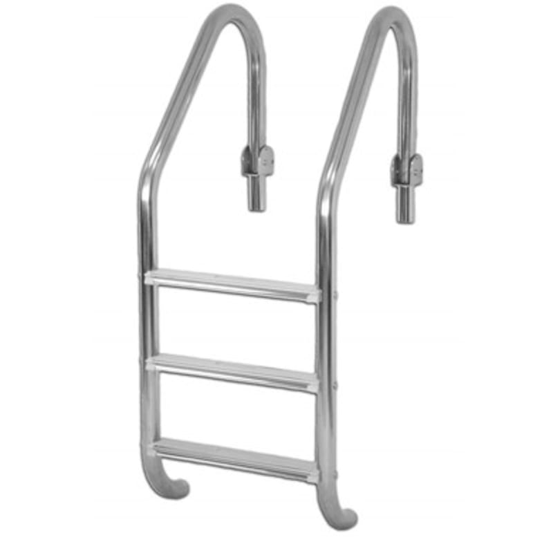 3-Step Hinged Ladder Stainless Steel