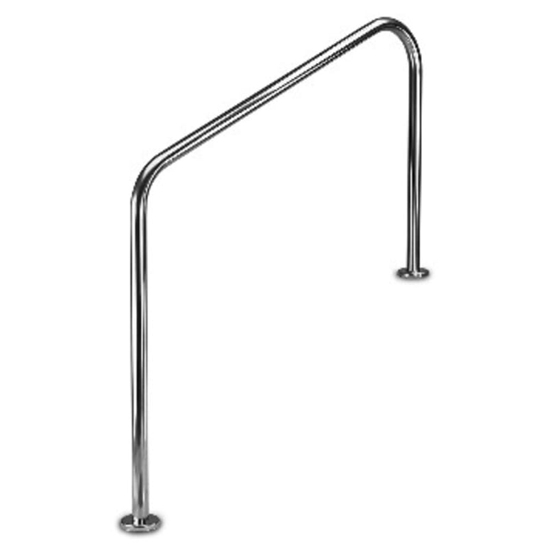 5' Deck to Stair Mounted 2 Bend Hand Rail - Coppervein PC