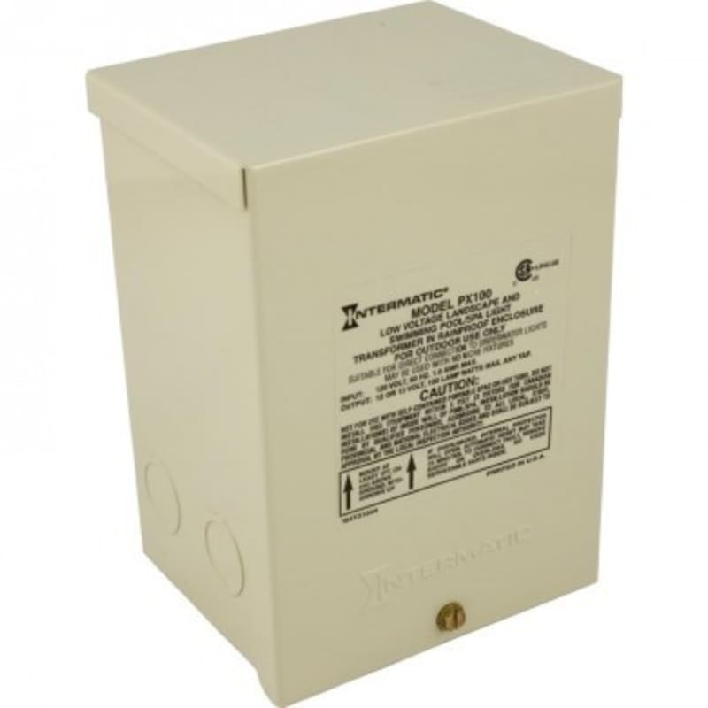 Safety Transformer 100W Steel Enclosure, Beige