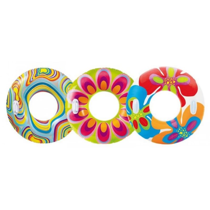 38" Transparent Tube with Handles, Assorted Patterns (each)