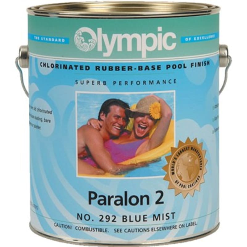 1 Gallon Paralon 2 Blue Ice Rubber Base Enamel Coating