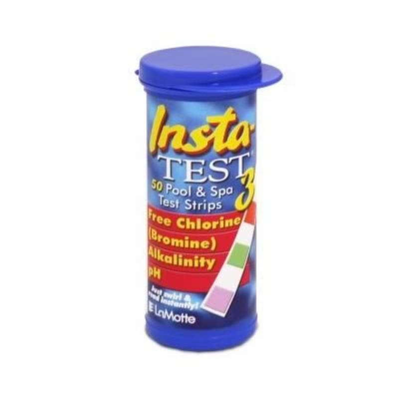 Insta-Test 3-Way Pool Test Strips - 50 Count