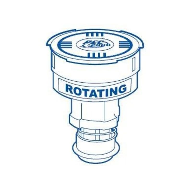 PCC2000 Rotating Nozzle w/ Jet Inserts, Blue