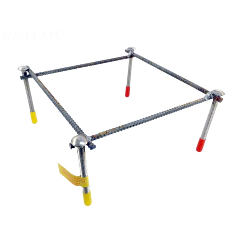 Salt Pool Jump System Concrete Base 12" x 12" Jig with 6" bolts