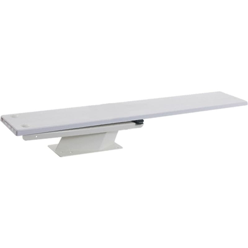 8' Frontier IV Complete Diving Board & Base - Radiant White