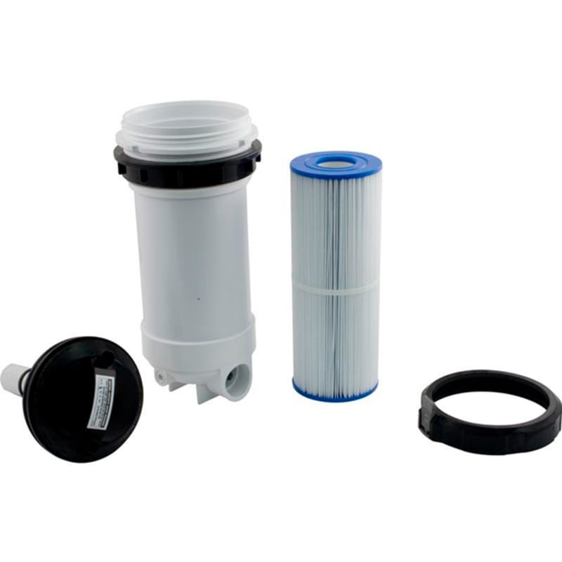 25 SQFT Top Load Filter, 1.5" w/ Bypass, 10 Tablet Brominator