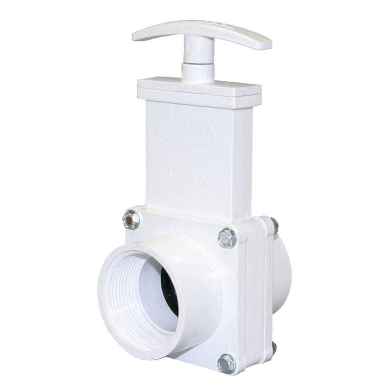 Valterra Gate Valve, 3 pc, 11/2"fpt x 11/2"fpt, 45psi 6107