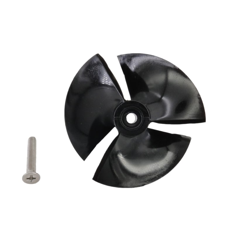 Dolphin Impeller with Screw, Black