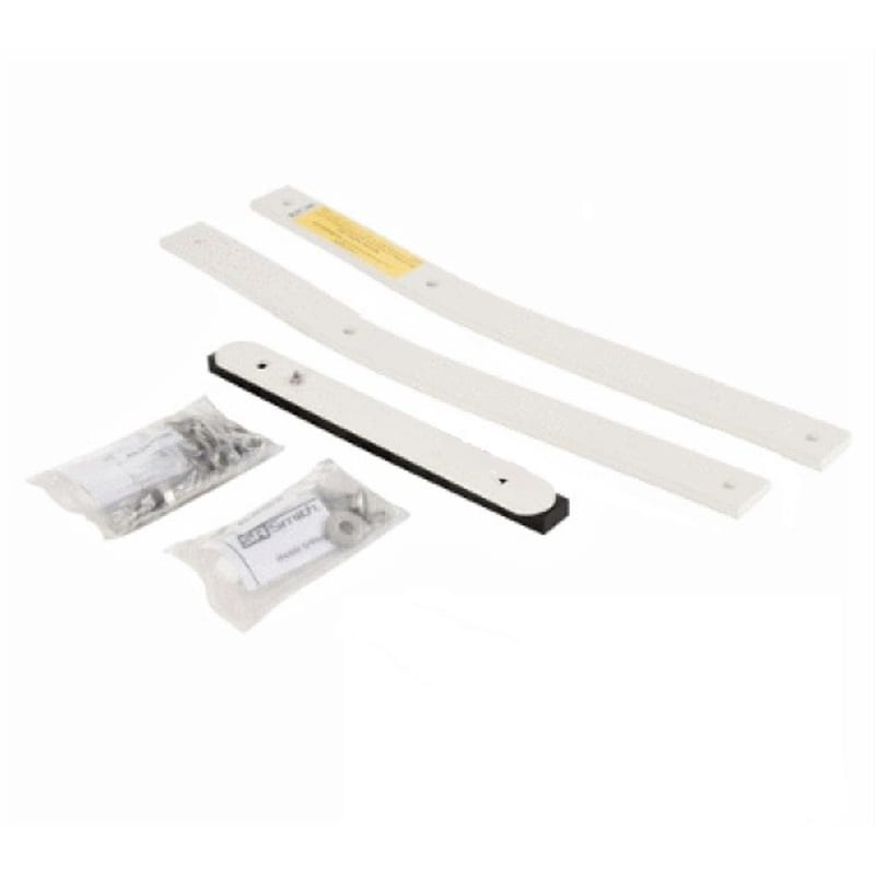 Cantilever Steel Jump Stand - Spring Assembly Complete 8' - Radiant White
